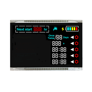 Pantalla LCD de segmento hecho a medida, Color blanco sobre negro, para equipos de riego - Product Image 2