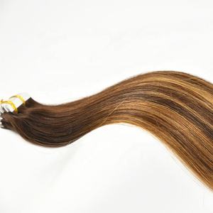 Extensions de cheveux brésiliens de qualité 12A de luxe, ruban adhésif invisible, cheveux vierges Remy, cuticules alignées, cheveux humains Amygirl, double trame à la machine - Product Image 4