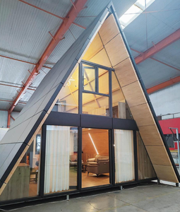 Modular hiện đại ánh sáng thép <span class=keywords><strong>container</strong></span> Nhà tam giác Thiết kế thân thiện với môi biệt thự căn hộ Kit sang trọng Kết Cấu Thép 70 + năm - Product Image 3