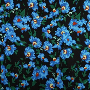 Tissu en soie twill Jiecai Textile, impression numérique, 70 g/m², pour chemisiers et robes féminines - Product Image 1
