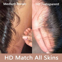 13x4 13x6 HD encaje Frontal TBrown Fahion ondulado SDD peluca ondulada para mujeres crudo vietnamita ondulado peluca 100 cabello humano peluca Frontal sin pegamento