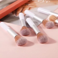 Kuas Makeup Tunggal Yuanze Hall Small Odin - Kuas Foundation & Blush, Ringan, Portable, Gagang Plastik, Bulu Nilon