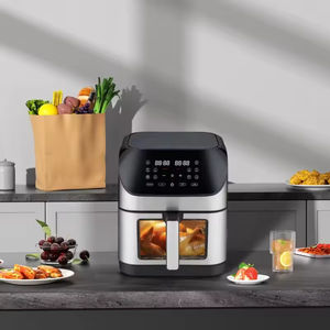 Large-capacity 8-liter air Fryer with Viewing <b>Window</b> Household Touch-<b>screen</b> No-clean Steam Fryer - Product Image 6