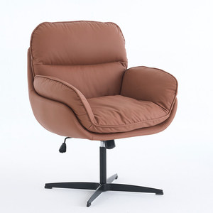 Modern PU Leather Salon <b>Chair</b> Swivel Customer Seat Adjustable Upholstered <b>Makeup</b> Styling for Beauty Studio - Product Image 6