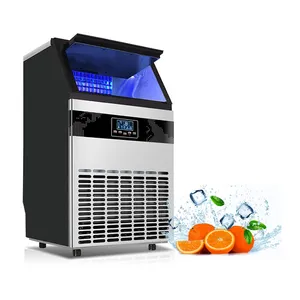 ITOP High Quality Commercial Used Best Price Big Cubes Block Making Machine Ice Maker 80KG