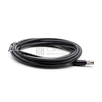Cable Impermeable con Conector M8, Cable de 3 Pines Macho y Hembra, 2, 3, 4, 5, 6, 8 Pines, 1M