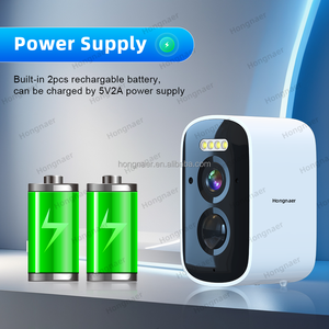 Hognaer 3MPモーション検出スマートHDワイヤレス監視IPカメラICSee屋外WiFiセキュリティCCTV低電力バッテリーカメラ - Product Image 6