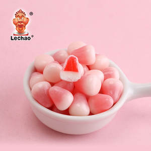 Caramelo suave afrutado al por mayor de la etiqueta privada personalizada caramelo surtido de la gota de La Haba de la jalea - Product Image 4