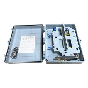 Boîtier de distribution de fibre optique vertical ABS 32/48 cœurs <span class=keywords><strong>SC</strong></span> UPC FTTH extérieur étanche avec terminal 1*16 Splitter 3 entrées 3 sorties - Product Image 1