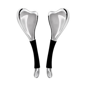 Crioterapia en forma de corazón Cuchara facial de hielo Herramienta de masaje de enfriamiento de acero inoxidable Globos de hielo para tensar la piel - Product Image 6