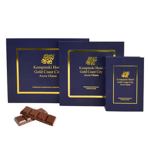 Diseñ<span class=keywords><strong>o</strong></span> en forma de libro personalizado Chocolates Embalaje Caramelos de chocolate vacíos Cajas <span class=keywords><strong>Bon</strong></span> con inserto de bandeja de plástico - Product Image 1