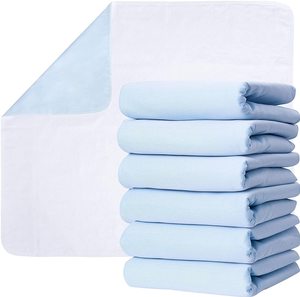 Tapis de protection de <span class=keywords><strong>lit</strong></span> super absorbant, imperméable, lavable et réutilisable, séchage rapide, pour incontinence, entraînement des chiots, 4 couches - Product Image 3