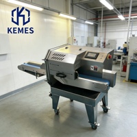 Nouvelle machine industrielle automatique à trancher la viande cuite, en acier inoxydable 304, haute efficacité, épaisseur réglable, usage commercial, pour le bœuf