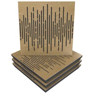 Bằng Gỗ Trang Trí Chống Âm Nhạc Phòng Thu Nghệ Thuật Hiện Đại Sóng Gỗ <span class=keywords><strong>Acoustic</strong></span> Khuếch Tán 60Mm - Product Image 5