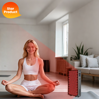 IDEATHERAPY Panneau de luminothérapie LED à 5 longueurs d'onde de qualité médicale, panneau de luminothérapie infrarouge, panneau de luminothérapie rouge pour usage domestique