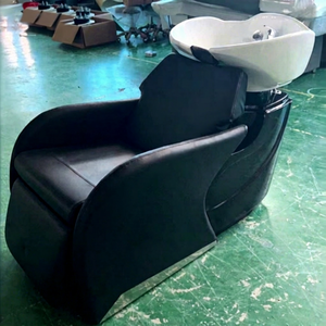 Fauteuil de Salon Moderne Kisen avec Lavabo en Céramique, Lit de Lavage Capillaire, Repose-Pieds, Spa pour la Tête, Couleur Personnalisable, Réglable Manuellement, Usage Commercial - Product Image 1