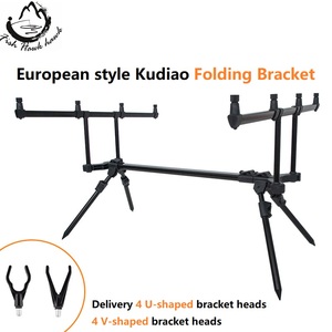 Réglable en Alliage d'aluminium Durable Rétractable <span class=keywords><strong>canne</strong></span> à Pêche À La <span class=keywords><strong>Carpe</strong></span> <span class=keywords><strong>Support</strong></span> - Product Image 2