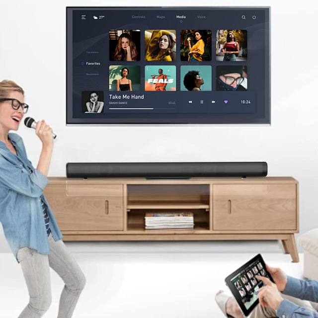 Cross-border 2.1 Channel 4-Speaker Soundbar TV Home Theater for Speaker for Living Room