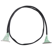 Cable LVDS Plano Electrónico de PVC con Núcleo de Cobre, Conector Vertical, CABLINE-UA II 20496-032T-40 20497-032T-30 2679-032-10 20498-032E-41