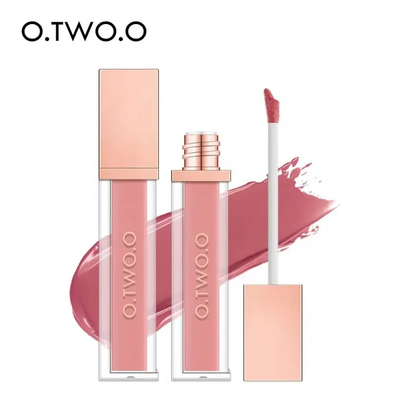 O.tw o.o 12 renk özel tüpler Glitter Lipgloss organik dudak parlatıcısı özel etiket pırıltılı