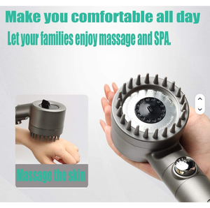 Soffione <span class=keywords><strong>Doccia</strong></span> Manuale a 3 Vie ad Alta Pressione con Filtro Creativo, Set <span class=keywords><strong>Doccia</strong></span> <span class=keywords><strong>per</strong></span> Bagno - Product Image 4