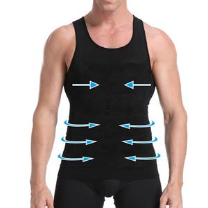 Corsé adelgazante para hombre, chaleco de compresión, Control de Abdomen, vientre, cintura delgada, ropa interior deportiva, 6311 - Product Image 5
