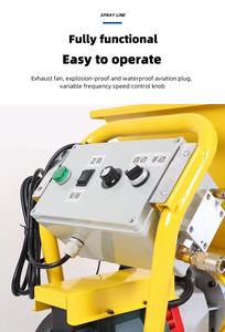 آلة رش الملاط الأسمنتي الصغيرة الأوتوماتيكية، آلة رش الجبس والمعجون للجدران الداخلية والخارجية - Product Image 6