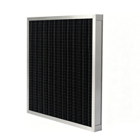 Filtre à charbon actif plissé pré-filtrant pour ventilation CVC, absorption des odeurs, performance G4 conforme à la norme EN779