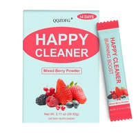 LDJ Fabricant OEM Happy Cleaner Boisson 14 Sachets Compléments Herboristes Adultes Soutien Santé Intestinale Gestion du Poids En Stock