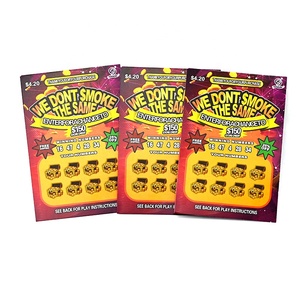 Thẻ cào các nhà sản xuất in ấn Xổ Số vé in ấn Scratch Off thẻ vé Xổ Số chiến thắng thẻ - Product Image 6