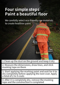 สีเทอร์โมพลาสติกสีสำหรับทำเครื่องหมายบนถนน Caberry สนามกีฬา - Product Image 6