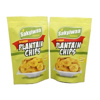 Sacs en plastique refermables imprimés personnalisés pour casse-croûte croustilles de pommes de terre/matériau de sac d'emballage croustillant