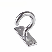 Polea marina de placa plana curva en forma de signo de interrogación, de acero inoxidable 304 pulido a espejo, accesorio náutico para ventilador de techo de barco