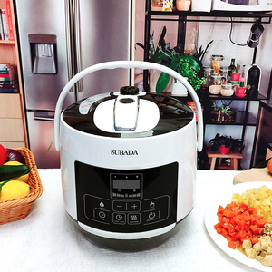 Olla a Presión Eléctrica, Cocción Rápida en 3 Minutos, <span class=keywords><strong>20</strong></span> Menús, Olla <span class=keywords><strong>Arrocera</strong></span> Doméstica, Olla Interior de Acero Inoxidable con Divisor, Menús Asiáticos - Product Image 2
