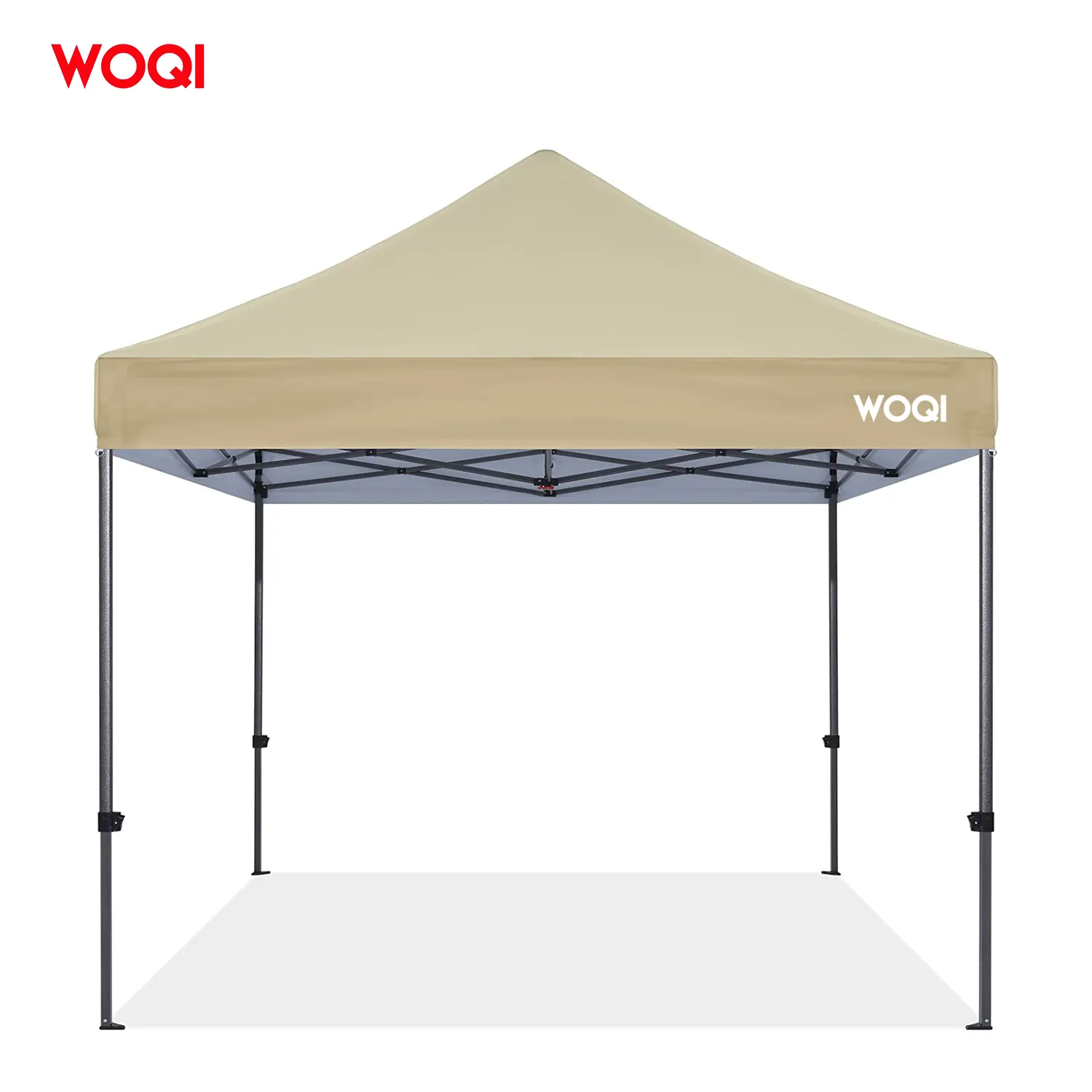 WOQI Grosir Pop Up Kanopi Tenda Logo Kustom dengan Bingkai Aluminium Dicetak Pameran Dagang Lipat Iklan Tenda