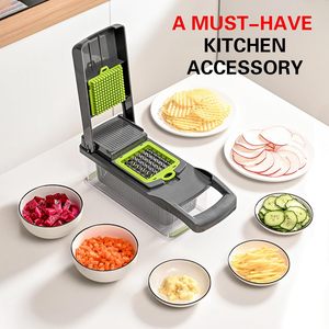 Hot Sale New 16 in 1 Multifunctional <b>Vegetable</b> Cutter Manual <b>Vegetable</b> Onion <b>Chopper</b> Food <b>Chopper</b> Kitchen Cutter Carrot <b>Chopper</b> - Product Image 4