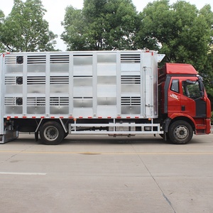 FAW 4x2 <span class=keywords><strong>camion</strong></span> trasporto animali 240HP 4400 interasse veicolo trasporto bestiame in vendita - Product Image 5