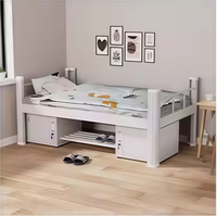Lits superposés modernes en métal, simples et doubles, avec cadre réglable, silencieux et faciles à assembler, pour appartements et écoles