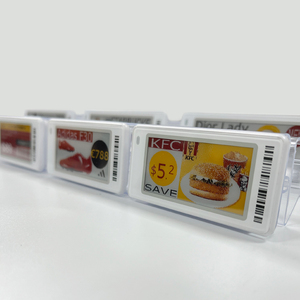Étiquette de rayon électronique avec support Wifi, écran ESL extérieur de 2,13 pouces, étiquette de prix écologique pour solution ESL de supermarché, personnalisable - Product Image 1