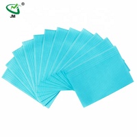 Bavoirs dentaires jetables de papier de soie de deux couches de produits dentaires de fournisseur supérieur avec la norme d'exportation