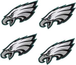 Personalizado Nuevo Equipo de Fútbol Americano Philadelphia Eagles Parche Logo Hierro en Bordado Ideal - Product Image 5