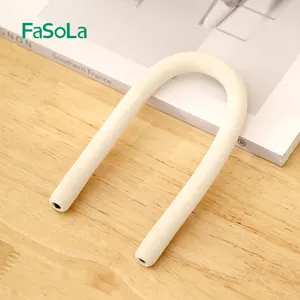 FaSoLa S Hooks Free Bending Hook for Hanging Bags Free Bending Hook Multi-Function Use as Cupboard Lock and Phone Stand