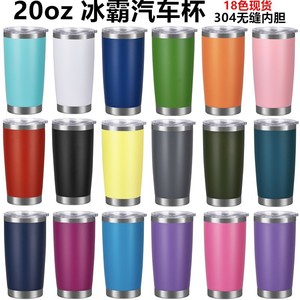 Stainless Steel Tumbler 20oz Insulated <b>Travel</b> <b>Mug</b> <b>With</b> <b>Lid</b> For Coffee Tea Beer Cola - Product Image 6