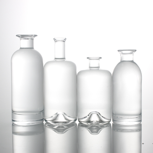 Shanghai Linlang-botella de cristal transparente con diseño personalizado, botella redonda de Whisky - Product Image 3