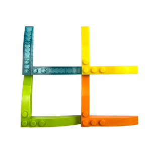 N°42022 Piste Courbe 6 X 1 Accessoires DIY Jouet d'Assemblage Vente en Gros Usine - Product Image 3