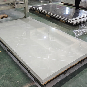 Paneles de Piedra Plástica Foju 2440*1220*3mm, Panel de Pared de PVC con Efecto Mármol, Resistente al Agua y a los Rayos UV, Lámina de PVC con Efecto Mármol para Decoración de Paredes - Product Image 4