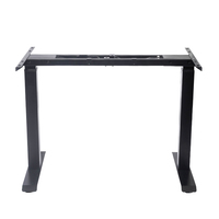 Table de bureau modulaire électrique moderne à hauteur réglable, structure ergonomique en acier inoxydable