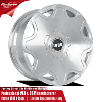 Jantes forgées personnalisées Fiore-M, 17-26 pouces, alliage, concaves profondes, jantes de luxe pour Cadillac XT5, BMW X3 X4, SUV sport