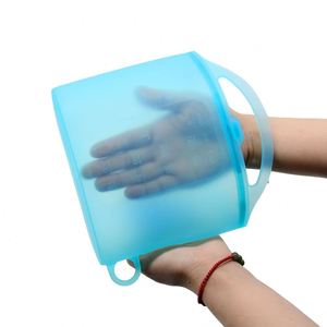 Extra Large Reusable Fresh clear Ziplock Silicone Freezer Bag Food <b>Storage</b> & and Container for Efficient Food Packaging Camping - Product Image 6