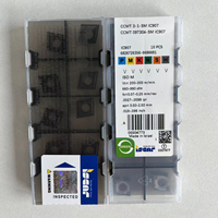 Venta al por mayor de insertos de carburo superduros ISCAR CCMT 3-1-SM IC907 5504773 con recubrimiento PCD PCBN CVD CBN para torneado externo en torno CNC OEM